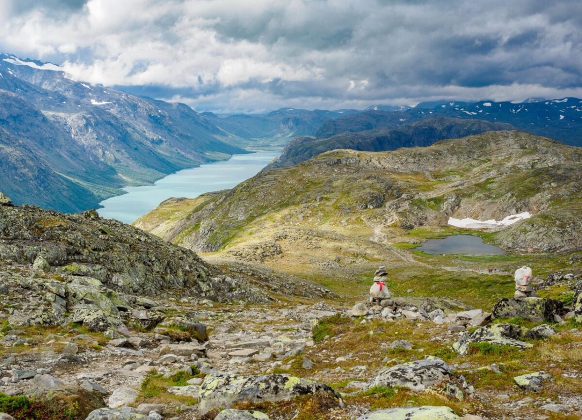 Besseggen Norwegen wanderung
